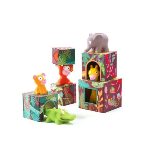 Djeco Kocke za slaganje-Džungla