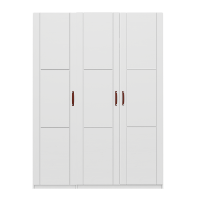 Ormar sa troje vrata i policama 150cm bijeli