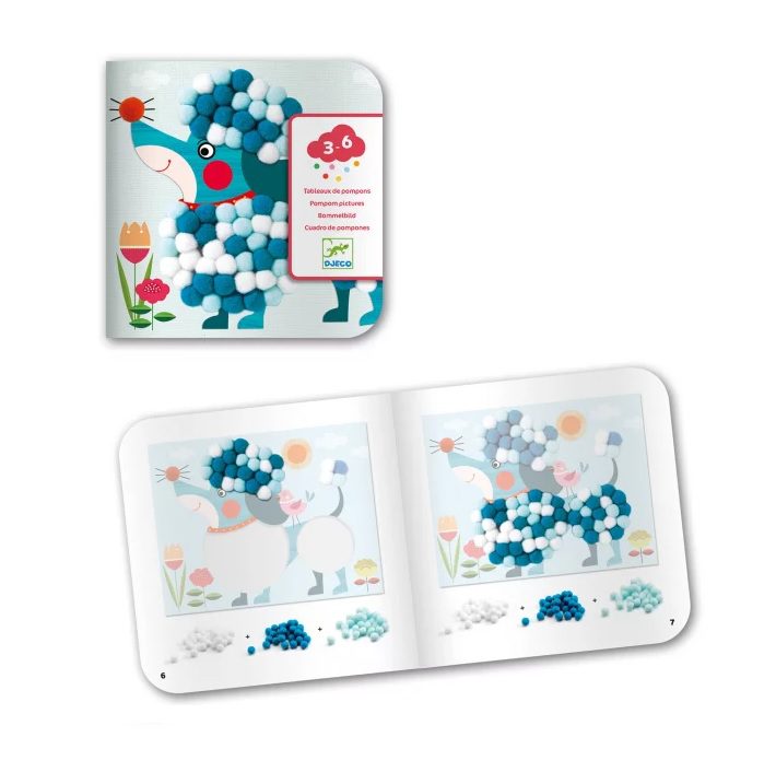 Djeco Kreativni set s pom ponima Psić - Slika 4