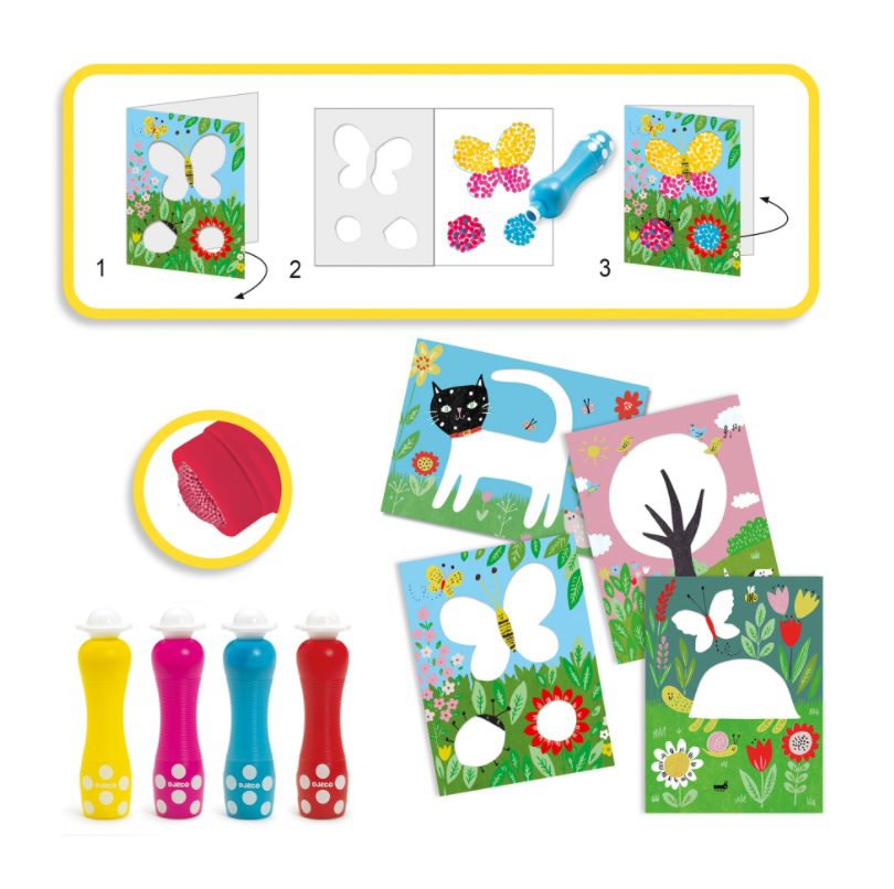 Djeco Kreativni set za najmanje Točkice - Slika 2