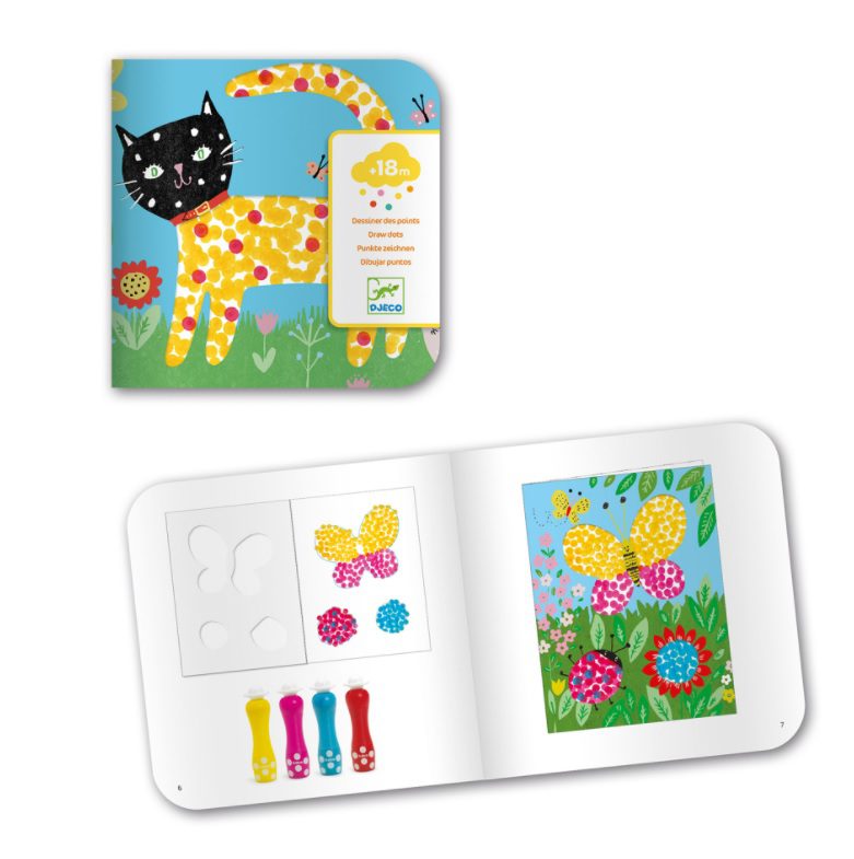 Djeco Kreativni set za najmanje Točkice - Slika 4