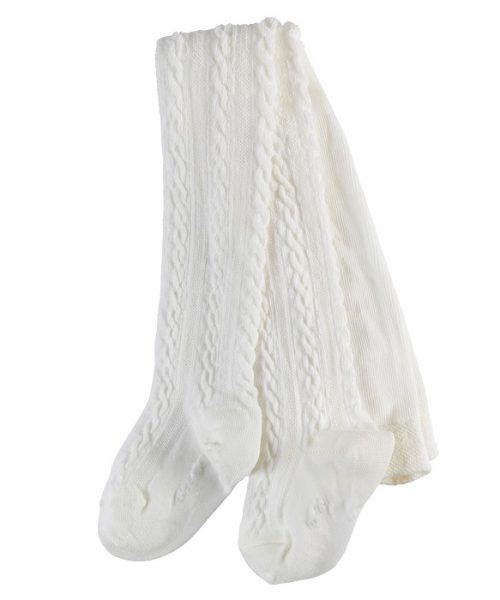 Štramplice sa pletenim uzorkom bijele