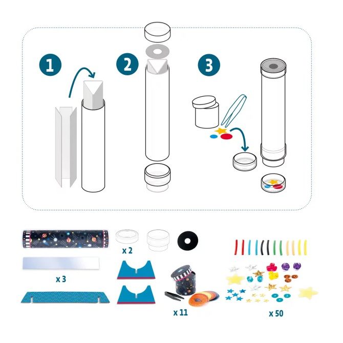Djeco kreativni set kaleidoskop Svemir - Slika 3