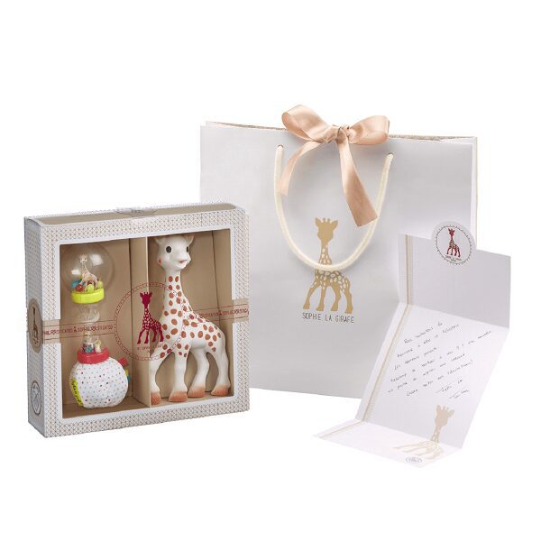 Poklon pakiranje žirafa Sophie & zvečka marakas - Slika 2