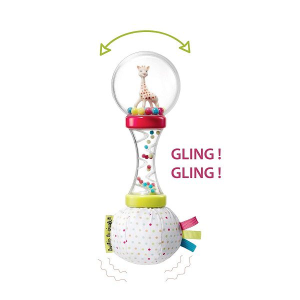 Poklon pakiranje žirafa Sophie & zvečka marakas - Slika 3