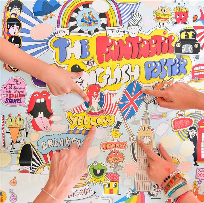 Poppik 100% Englez naljepnice za izradu postera - Slika 3