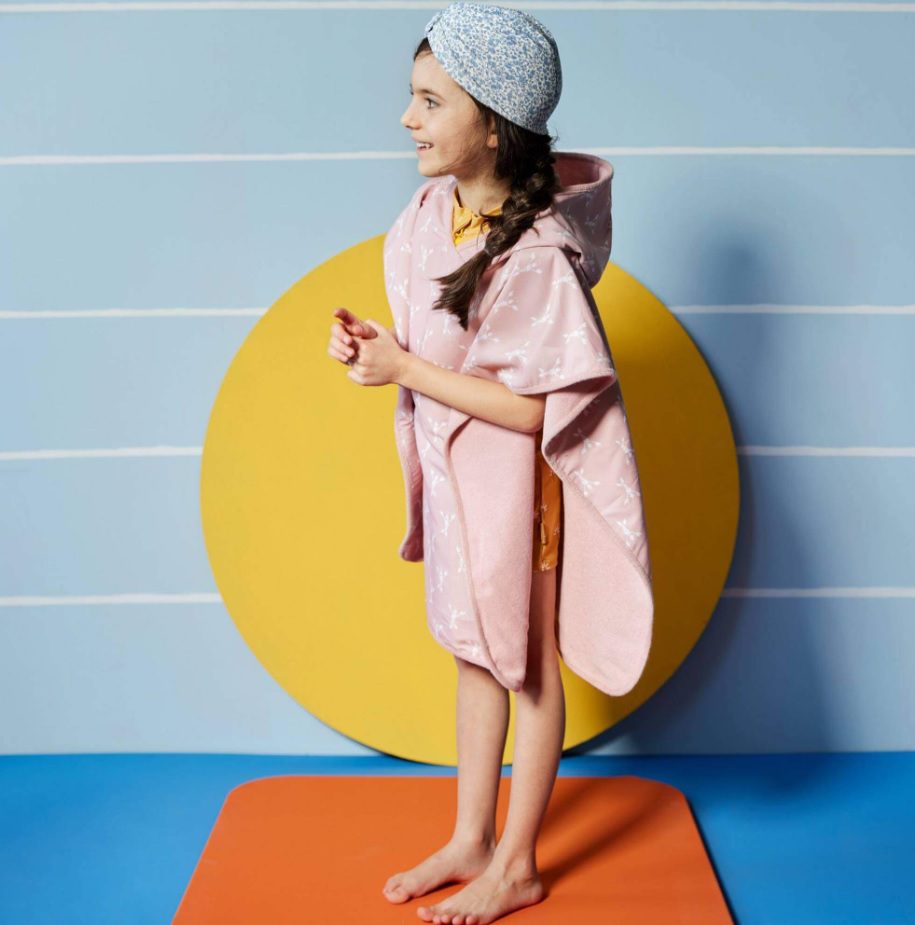 FRESK UV Pončo ručnik Račići (cameo rose) - Slika 2