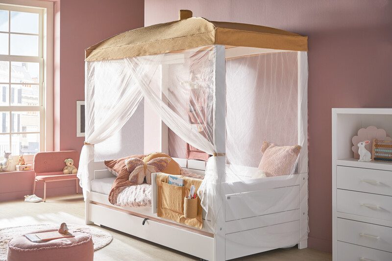 Džep za krevet od tekstila Honey Glow - Slika 3