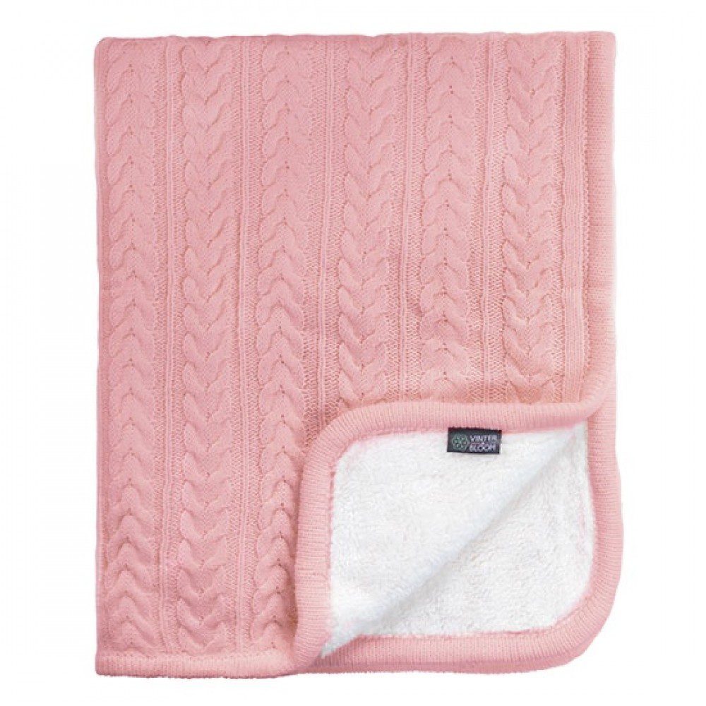 Winter & Bloom deka Cuddly Dusty Rose