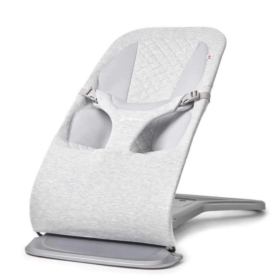 Ergobaby Evolve ležaljka 3u1 - Light Grey - Slika 2