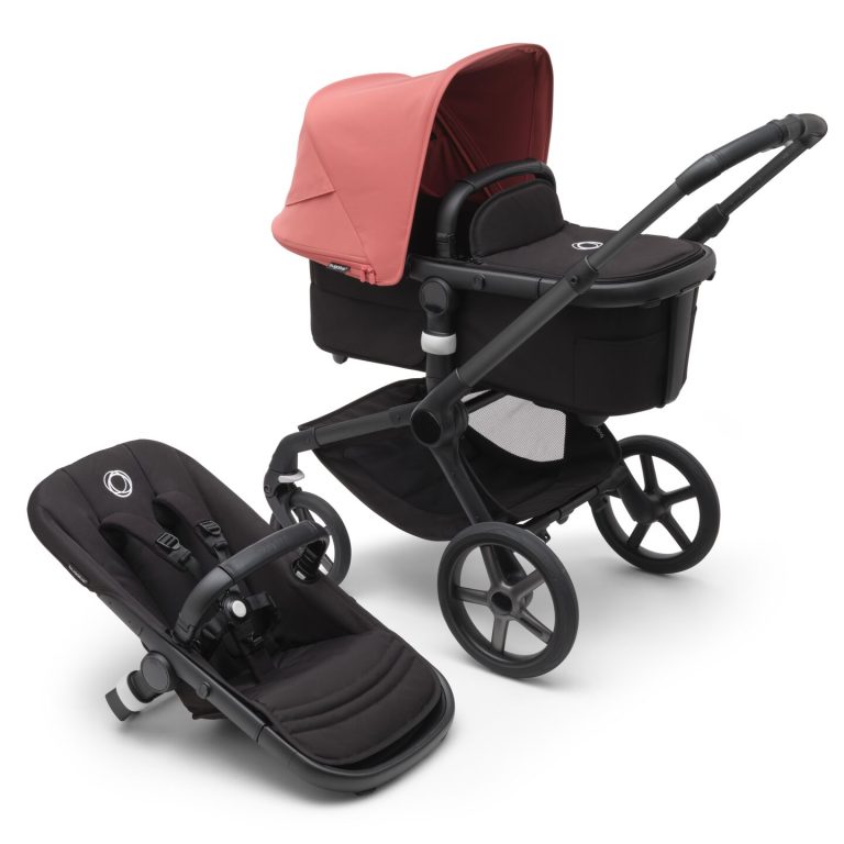 Bugaboo FOX 5 dječja kolica - sunrise red/midnight black/black