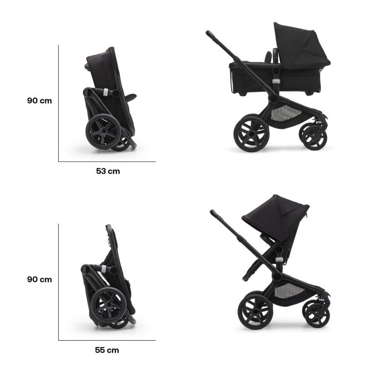 Bugaboo FOX 5 dječja kolica - sunrise red/midnight black/black - Slika 4