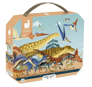 janod panoramske puzzle dino