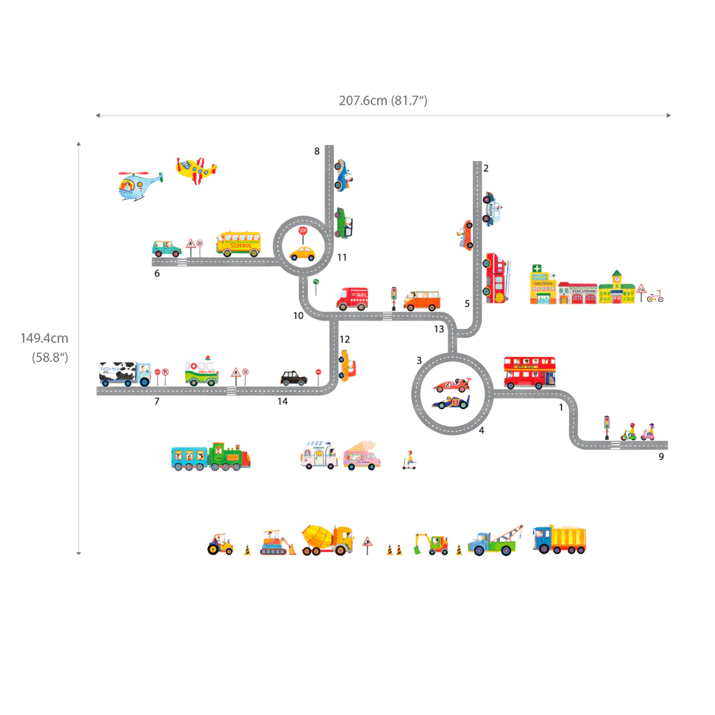 Decowall Transpotna vozila na cesti - Slika 2