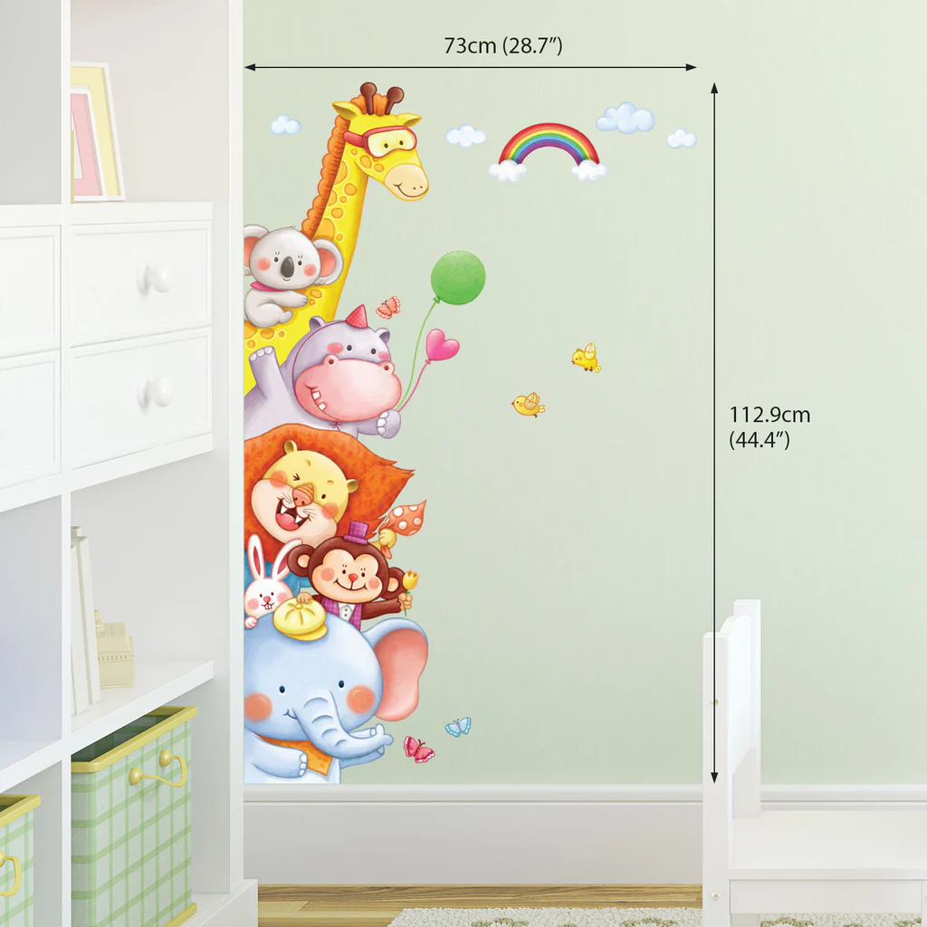 Decowall Životinje- Kutna naljepnica - Slika 2