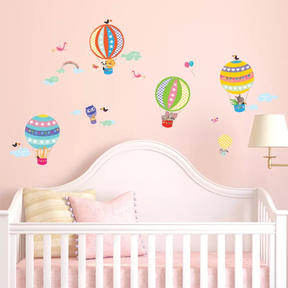 Decowall Baloni na vrući zrak i životinje