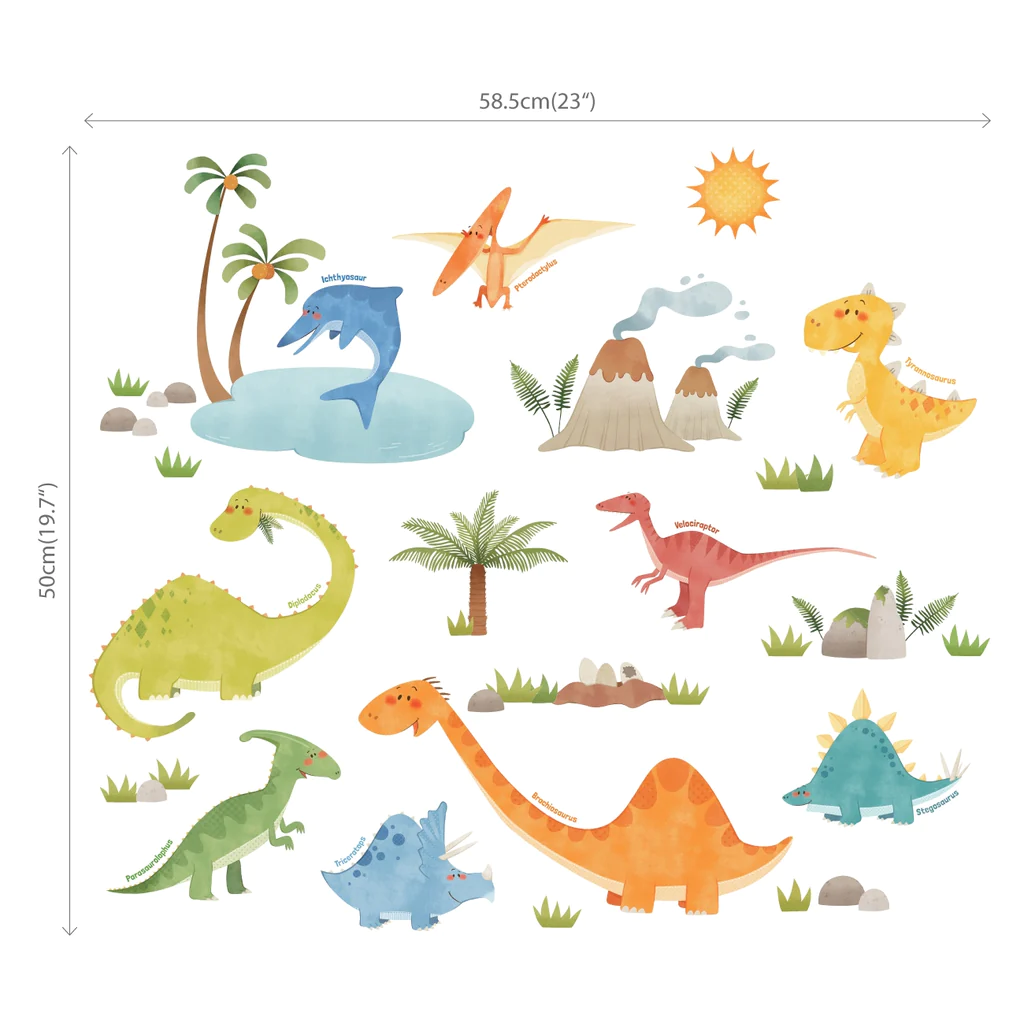 Decowall Dinosauri mali - Slika 2