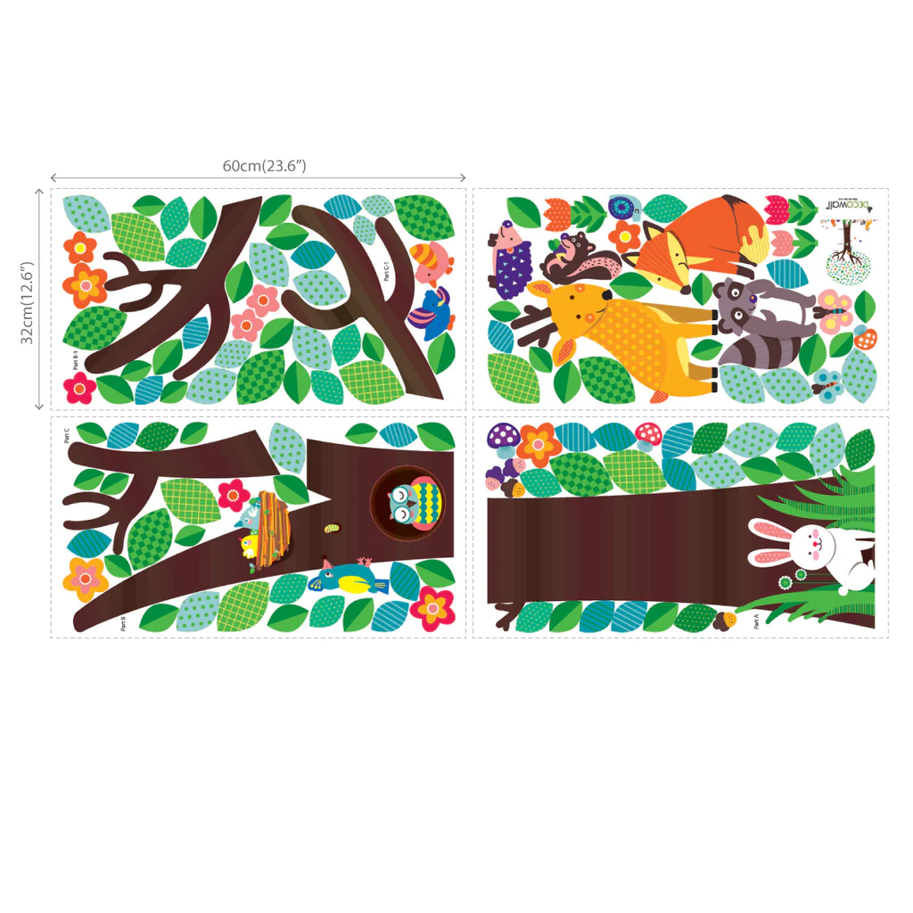 Decowall Životinje i Veliko drvo - Slika 5