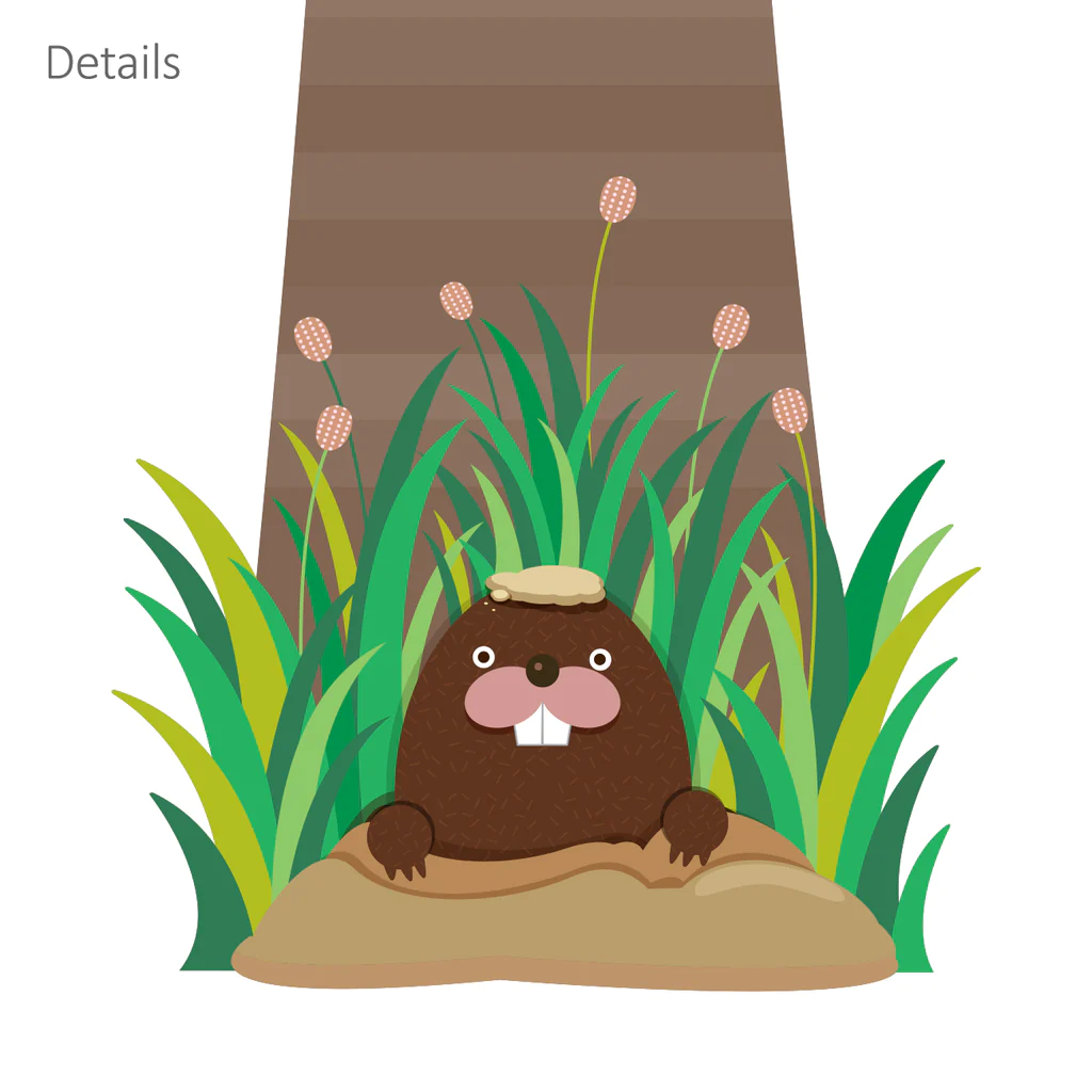 Decowall Drvo sa životinjama veliki set - Slika 3