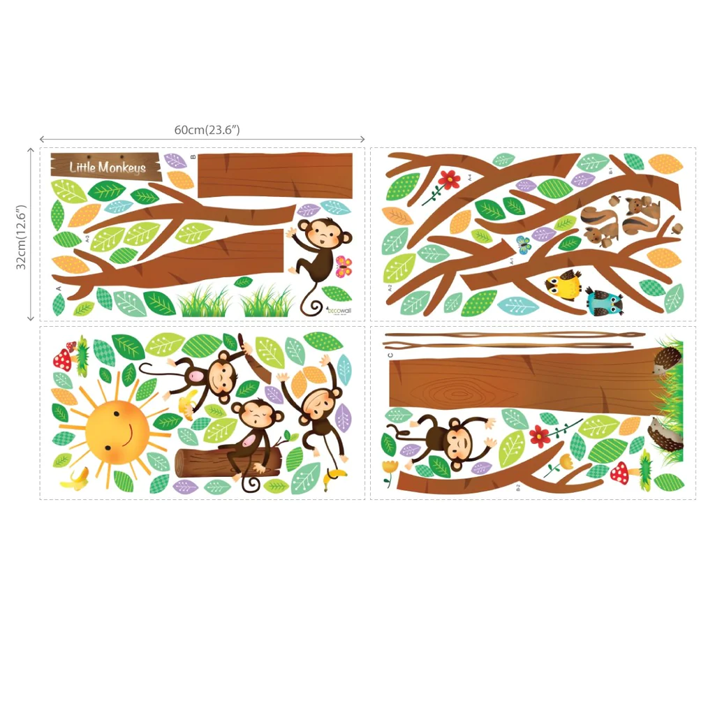 Decowall 5 Malih majmuna - Slika 4