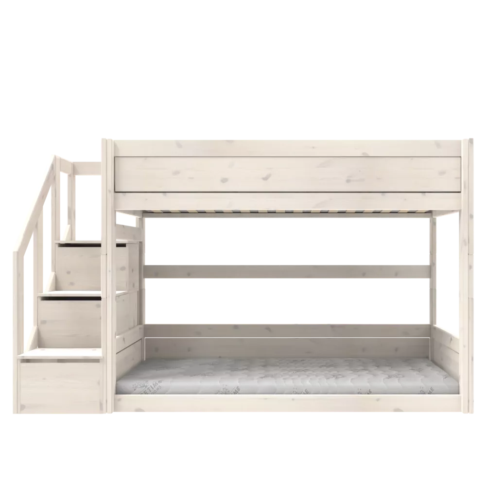 Lifetime Low krevet na kat sa stepenicama/ladicama 90x200