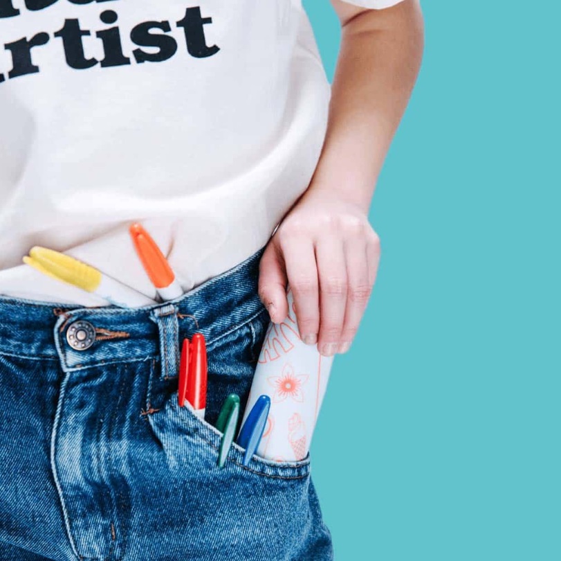 Super Petit MINI silikonska podloga PROVANCE + 4markera - Slika 4