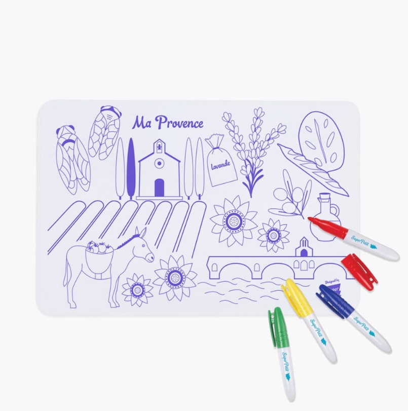 Super Petit MINI silikonska podloga PROVANCE + 4markera - Slika 5