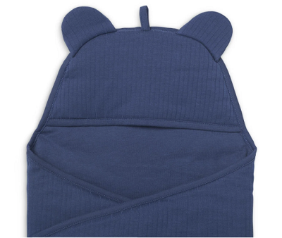 wrap blanket jeans blue