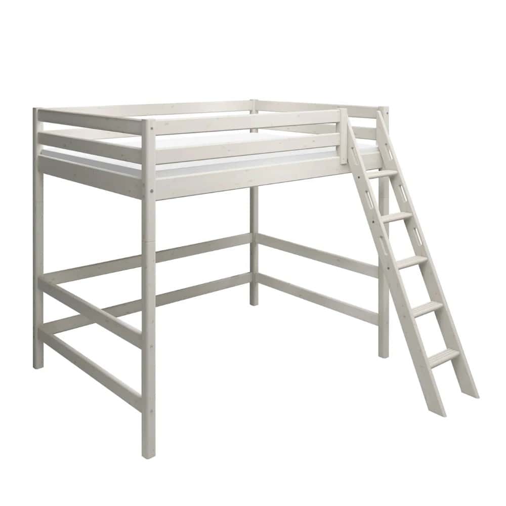 FLEXA High Krevet s kosim ljestvama 140 x 200 cm