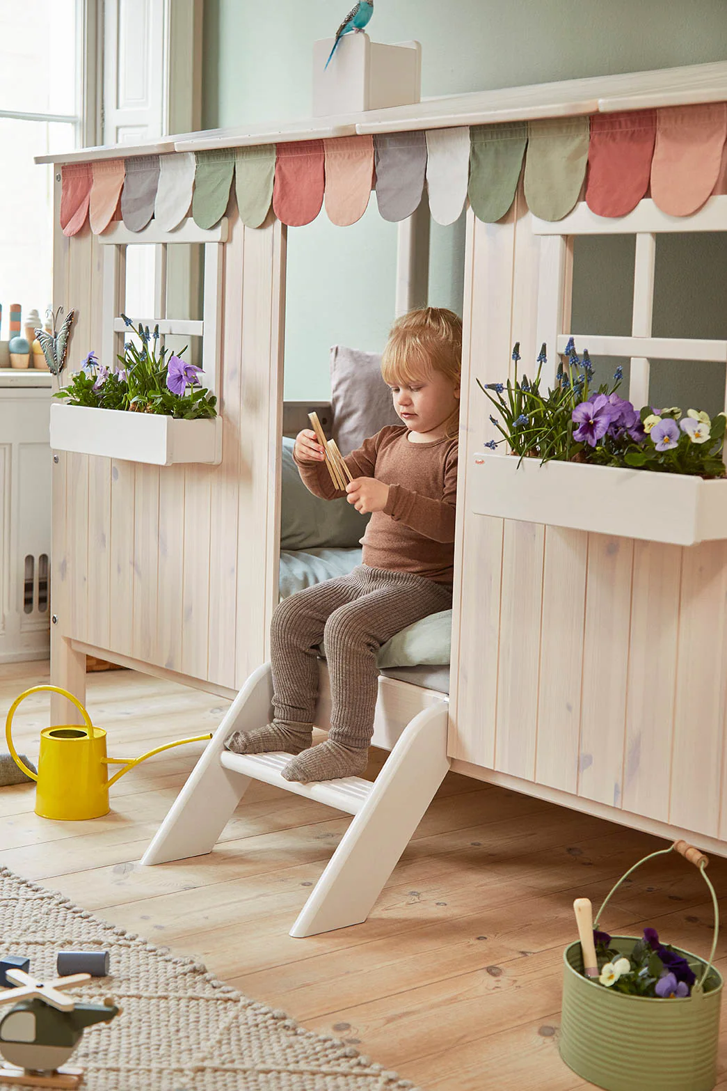 FLEXA Single Bed s Classic kućicom