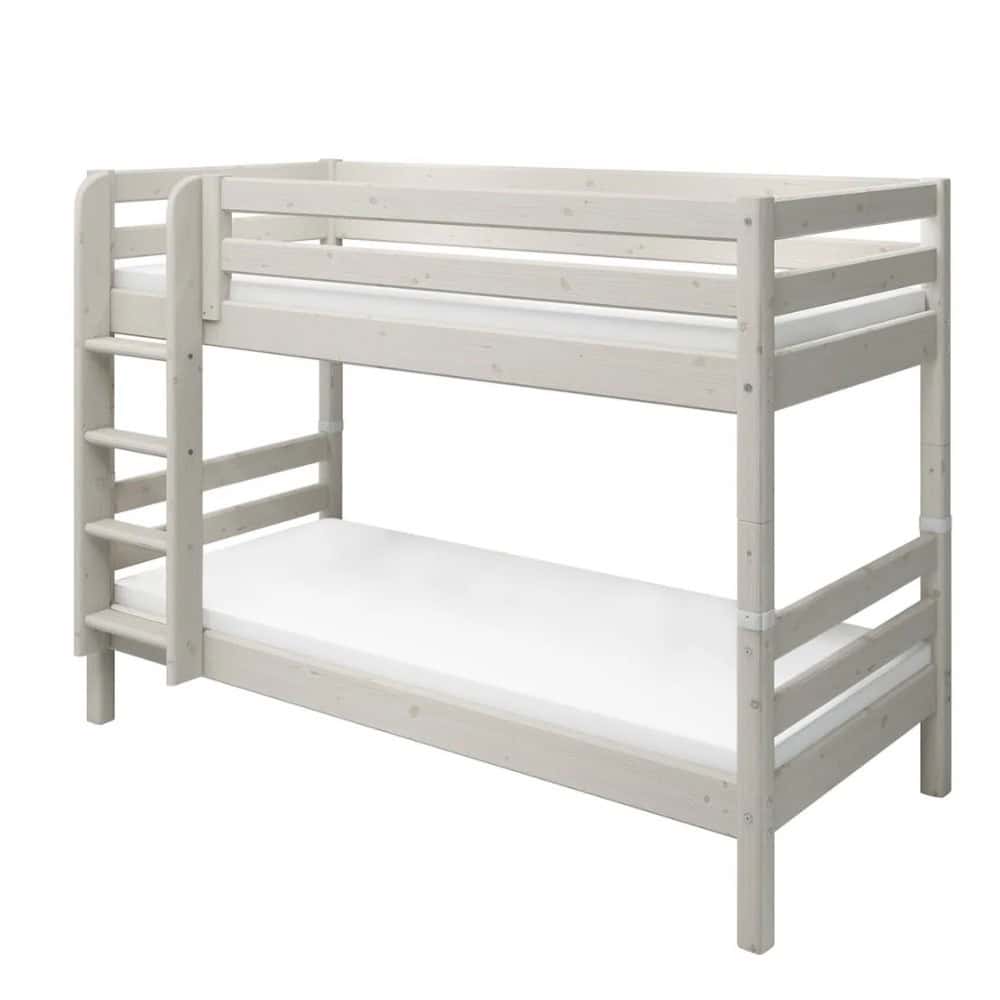 FLEXA Krevet na kat s ravnim ljestvama