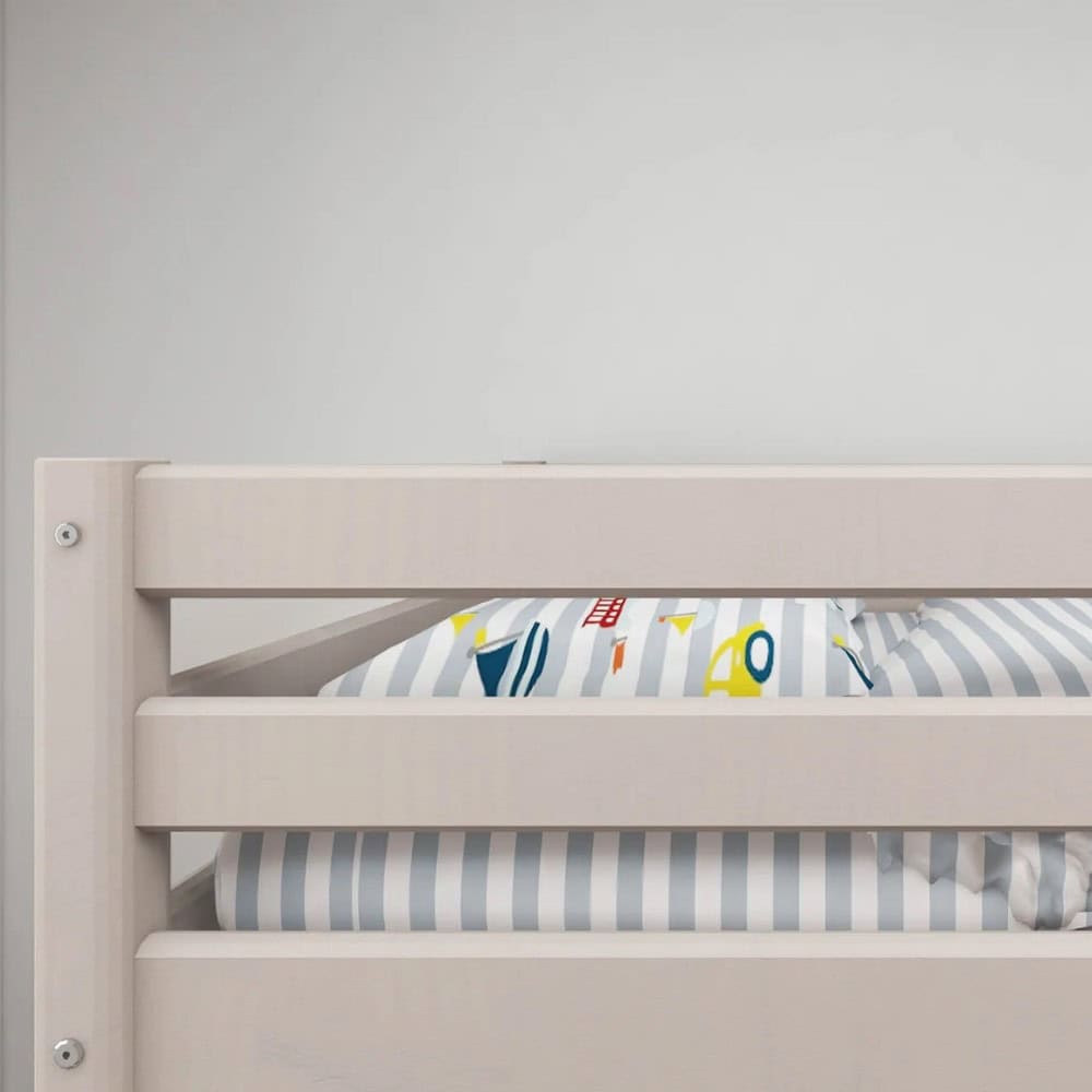 FLEXA Krevet na kat s ravnim ljestvama