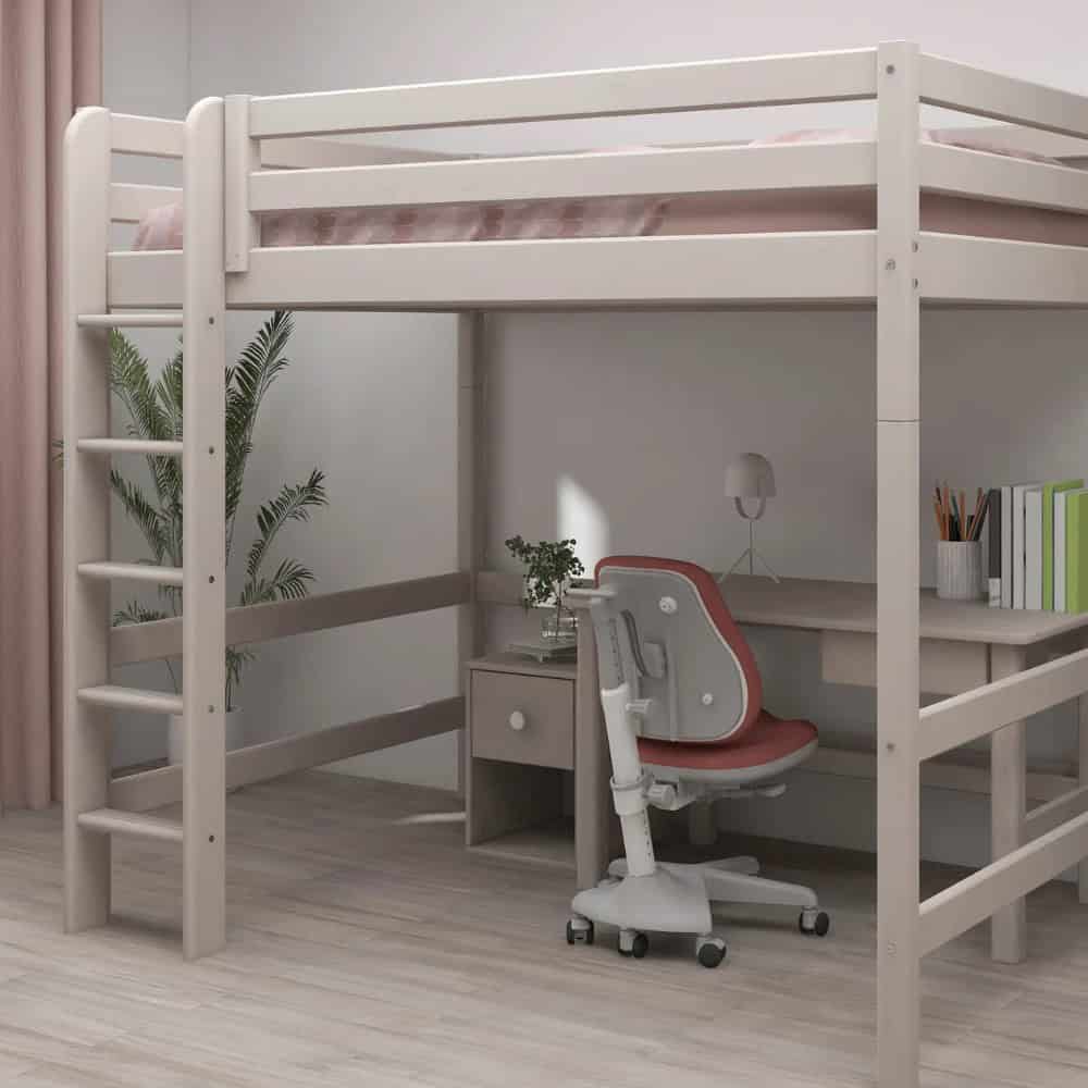 FLEXA High Krevet s ravnim ljestvama 140x200