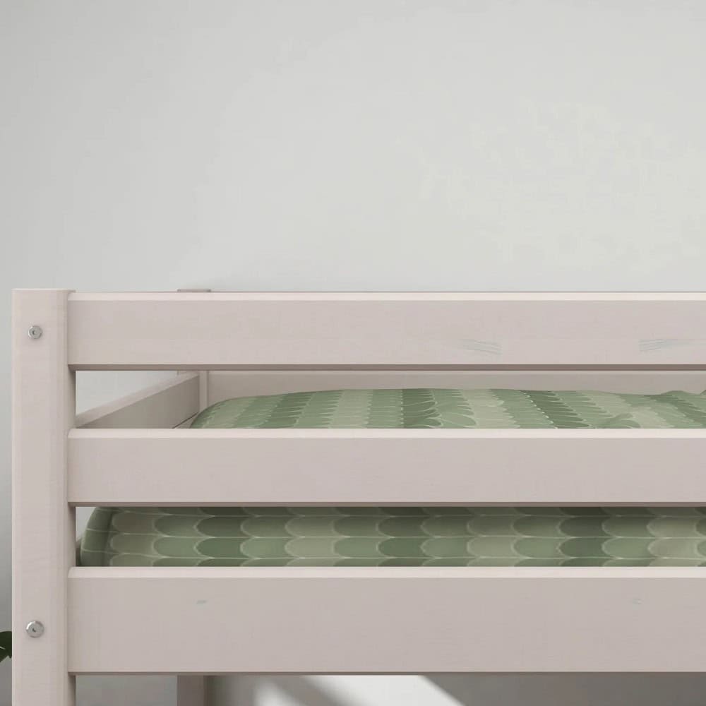 FLEXA Krevet na kat s ravnim ljestvama i ladicama