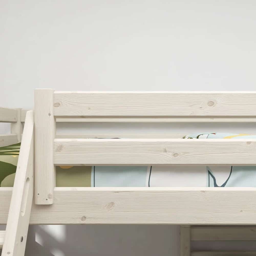 FLEXA Semi-high kutni krevet s kosim ljestvama 90x200