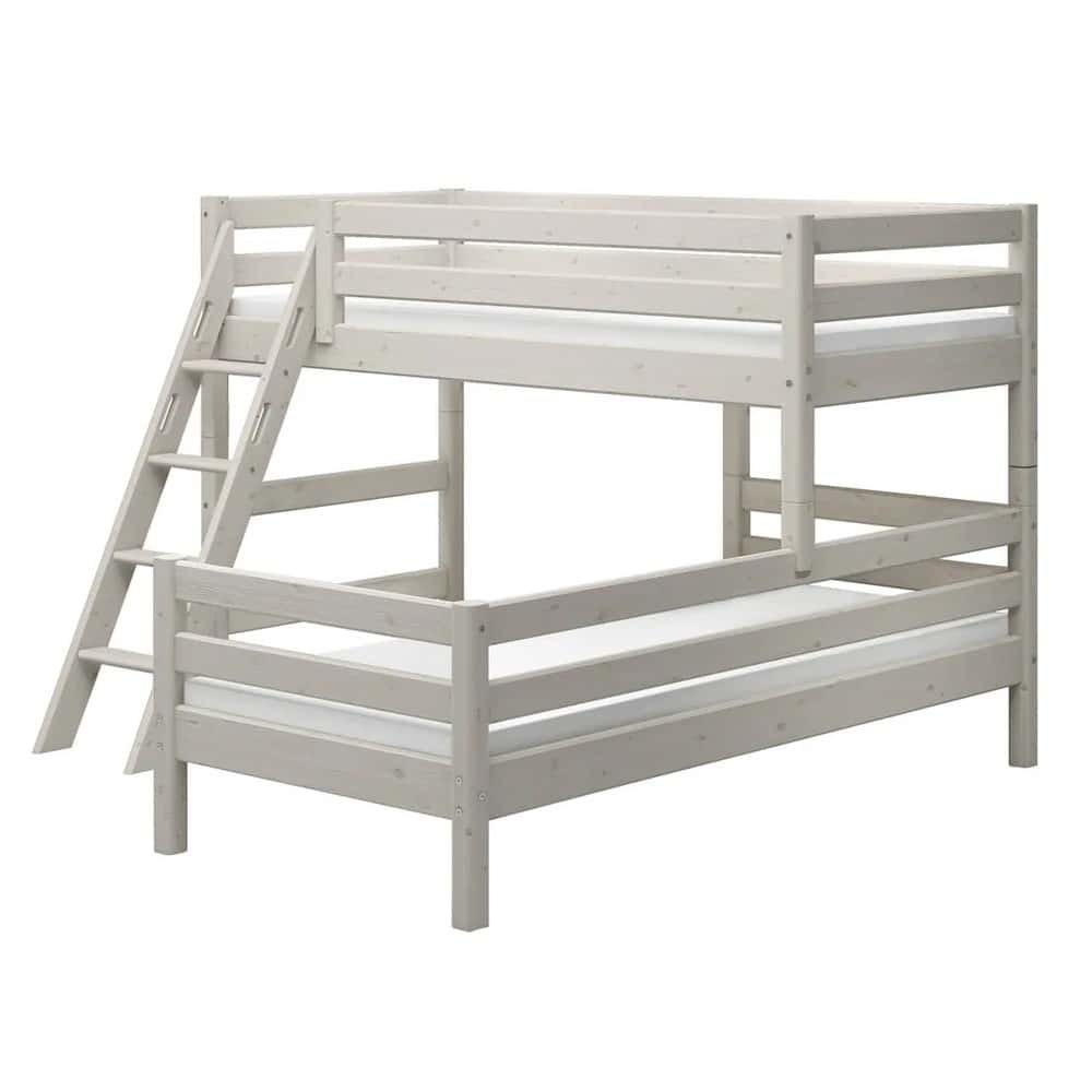 FLEXA Semi-high kutni krevet s kosim ljestvama 90x200