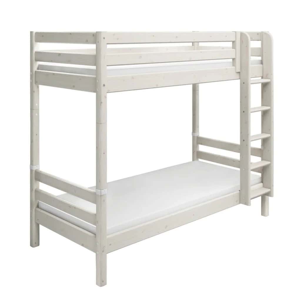 FLEXA Visoki krevet na kat s ravnim ljestvama