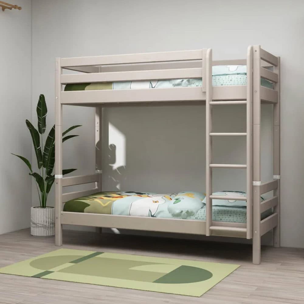 FLEXA Visoki krevet na kat s ravnim ljestvama