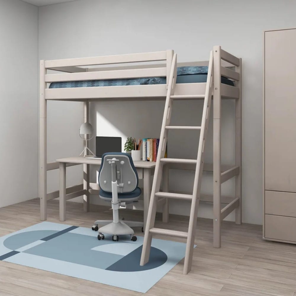 FLEXA High Krevet s kosim ljestvama