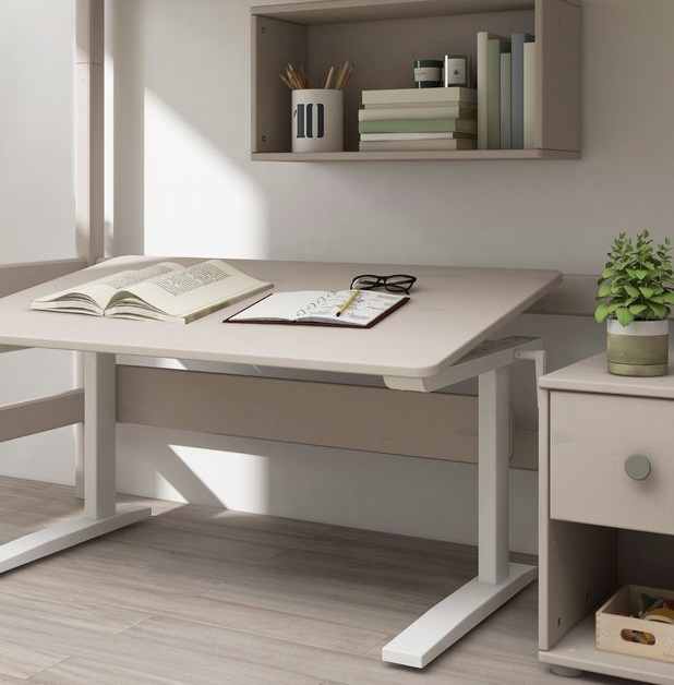 FLEXA radni stol Classic GREYWASHED - Slika 3