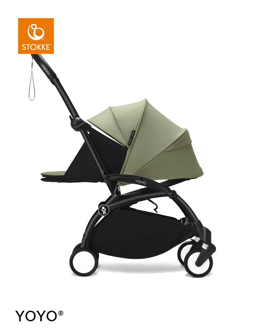 Stokke® YOYO³ kolica s mekanom košarom za novorođenče - bijela šasija - Slika 4