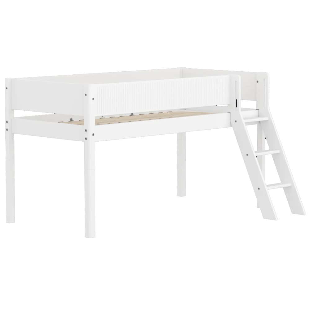 FLEXA WHITE mid-high s ogradicom i kosim ljestvama