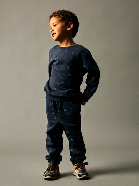 NAME IT Majica dugih rukava Svemir Plava - Slika 4