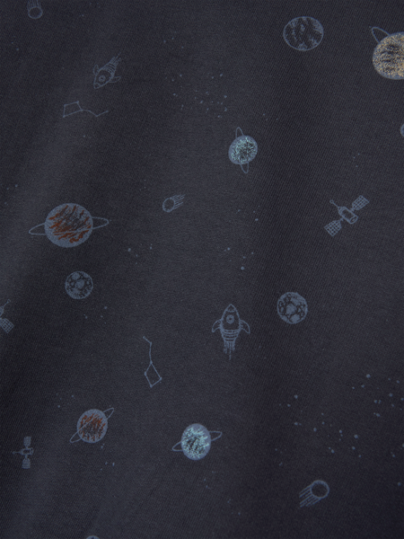 NAME IT Majica dugih rukava Svemir Plava - Slika 2