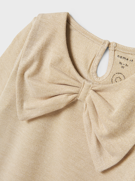 NAME IT Šljokičasta haljina s mašnom - Slika 2