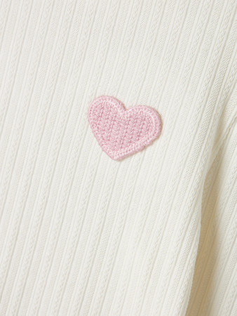 NAME IT Majca slim sa srcem Bijela - Slika 2