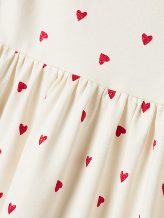 NAME IT Haljina srca Bijela - Slika 2