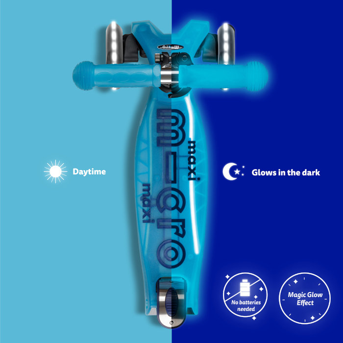 Maxi Micro Deluxe GLOW LED Plus plavi (5-12god) - Slika 2