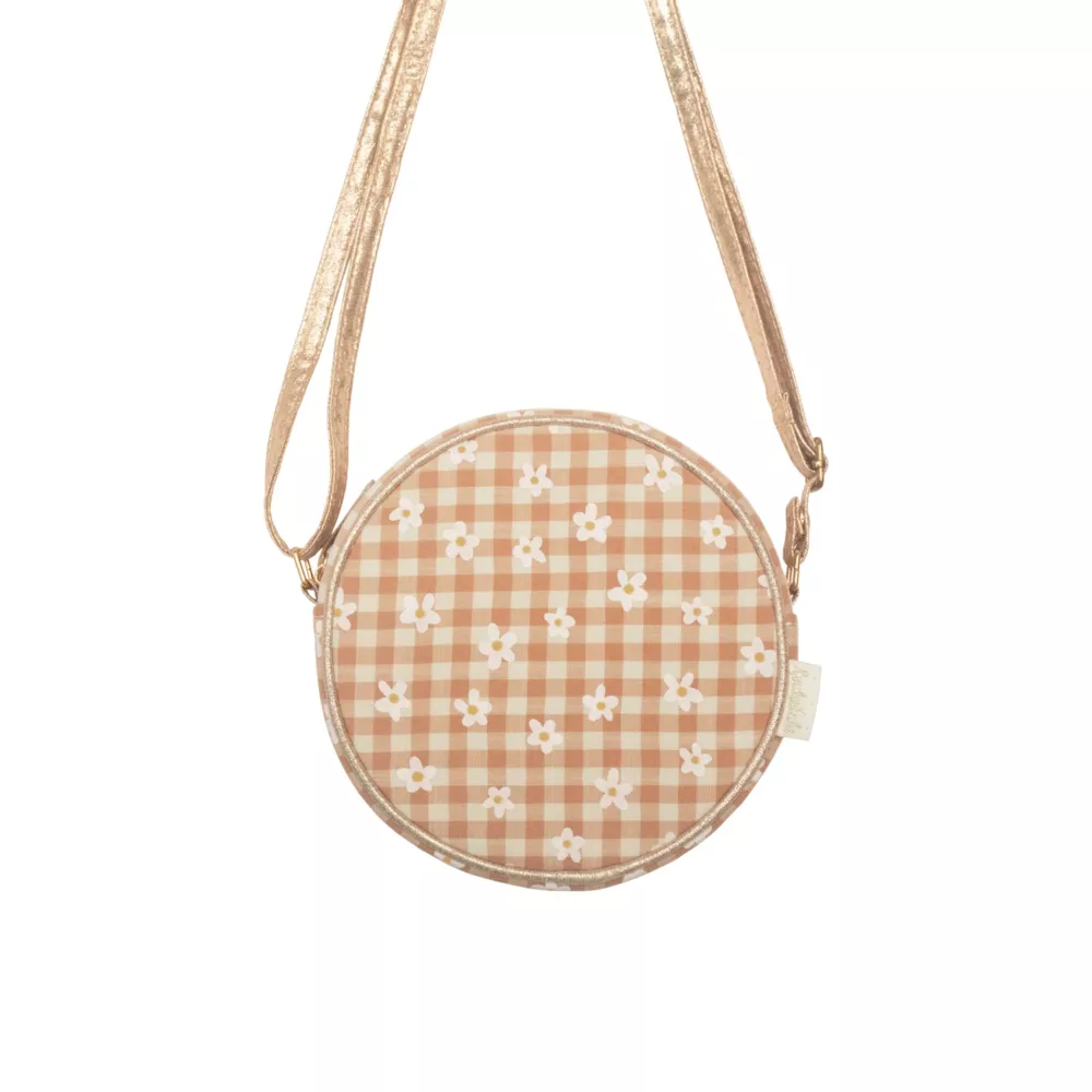 daisy gingham bag