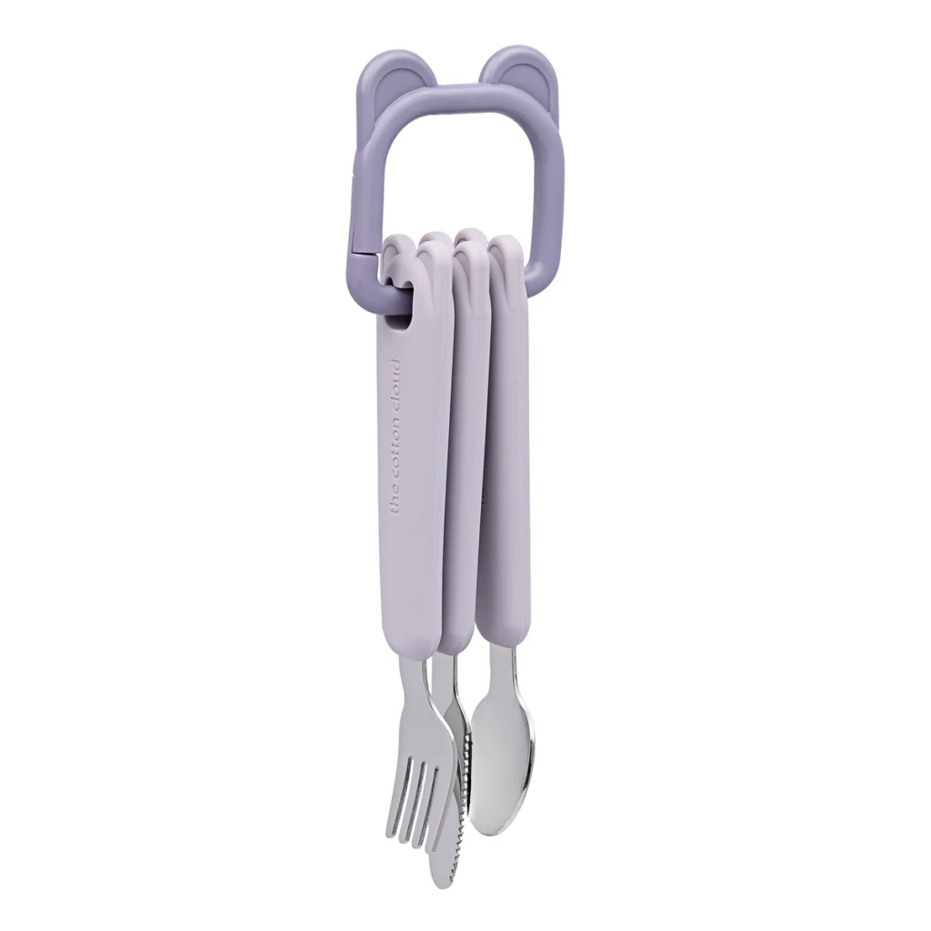 The Cotton Cloud Set za jelo Lilac